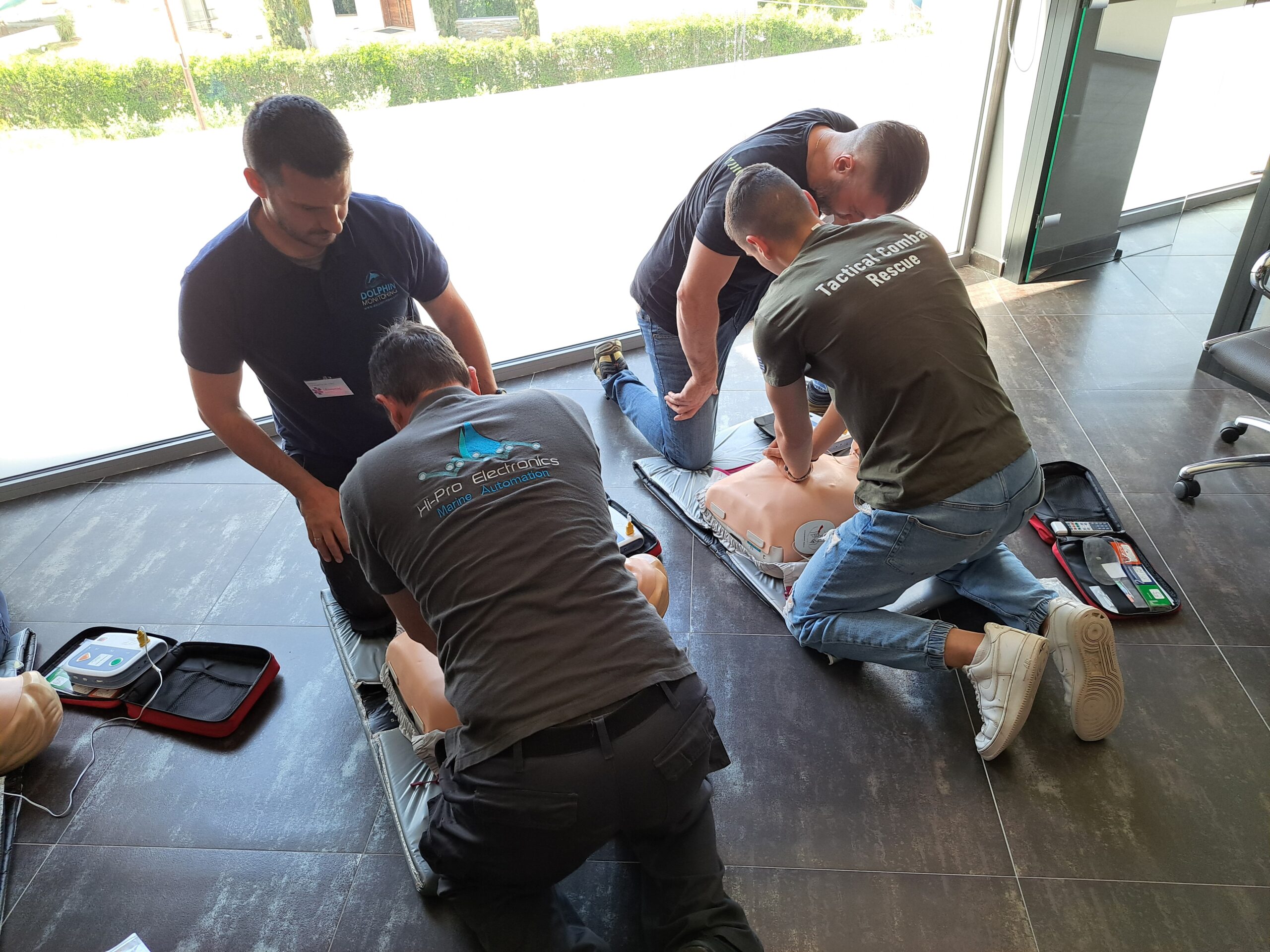 Hi Pro Electronics employees CPR and Advanced First Aid certification