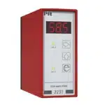 2231P PR ELECTRONICS frequency to analog signal converter module mounted in a control panel