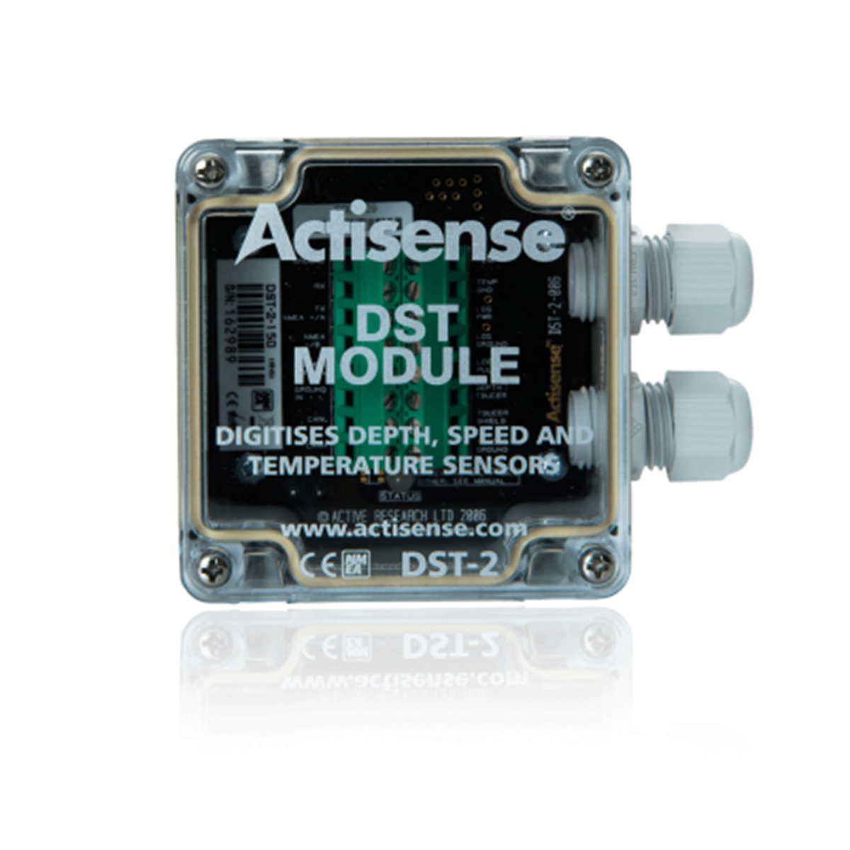Actisense DST-2 active module converting analogue transducer signals to NMEA 0183 data