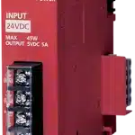 L63P MITSUBISHI MELSEC-L Series 24V DC power supply module with 5V DC 5A output and terminal block